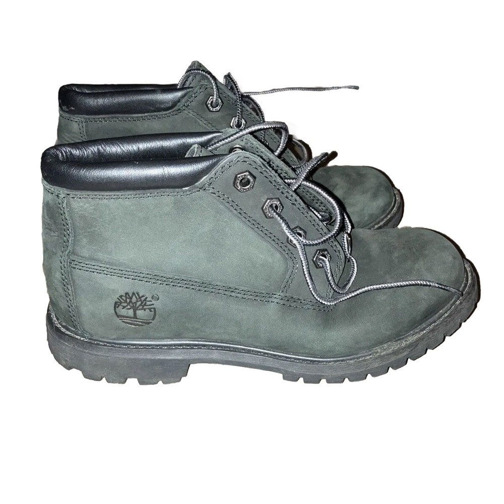 Timberland Women's Nellie Waterproof Chukka Boot Black Size 6.5M